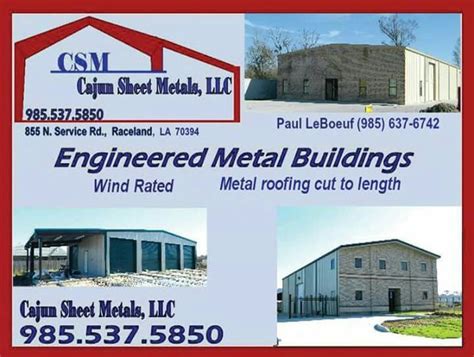 cajun sheet metal houma|cajun sheet metal prices.